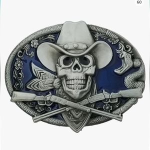 New Cowboy Skull skeleton belt buckle please  message me with color choice